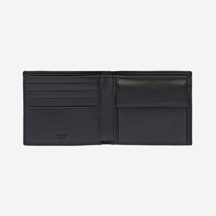 프라다 사피아노 레더 반지갑
