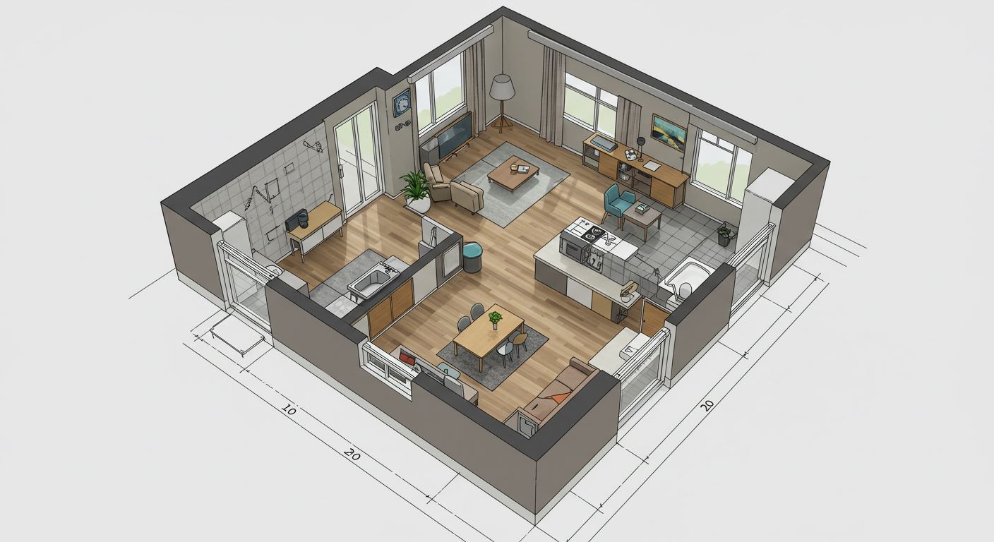 아파트 도면 사진