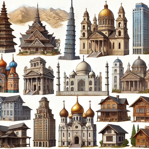 세계 지역별 건축 사진