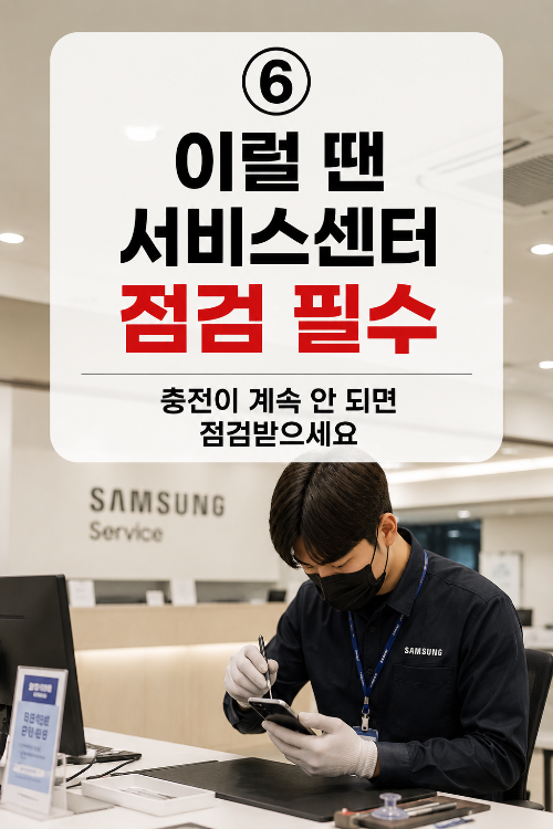서비스센터 점검필수