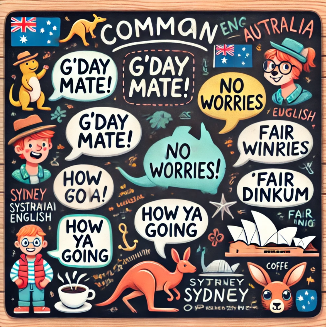 호주 영어 표현 사진