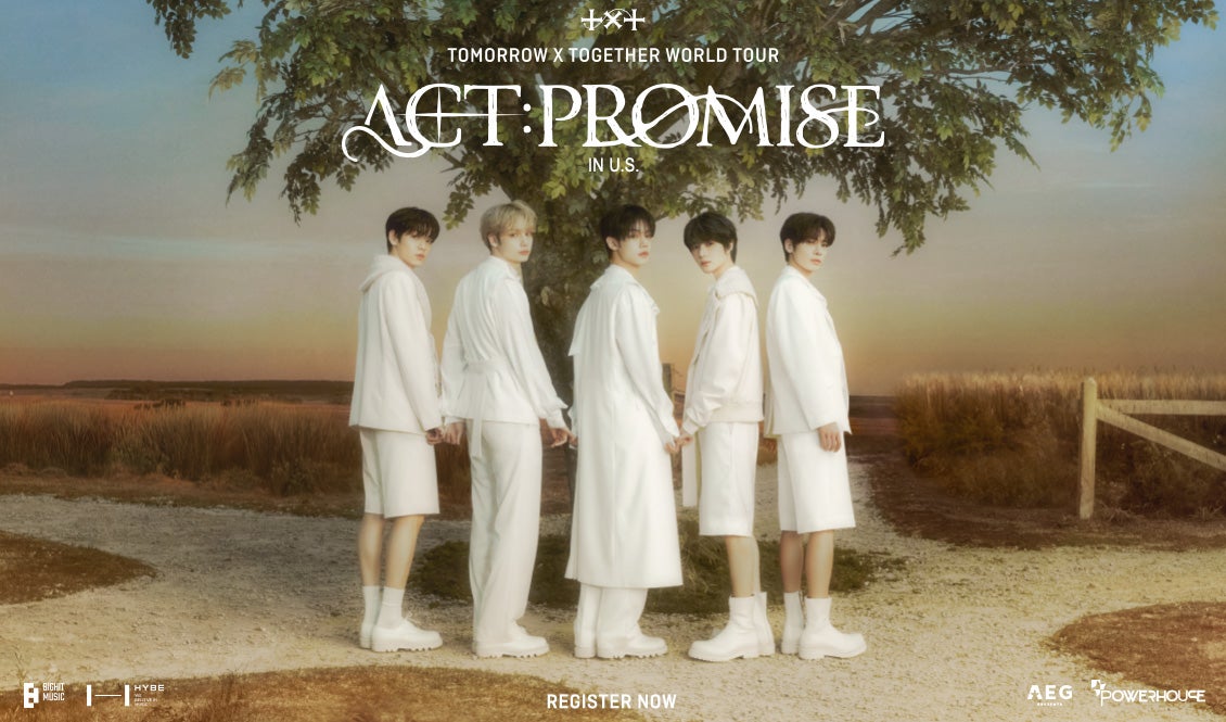 크립토 닷컴 아레나에서 공연하는 TXT