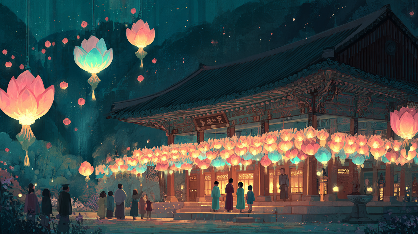 사찰 연등 의미