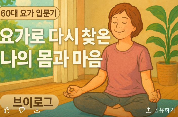요가로 다시 찾은 나의 몸과 마음 – 60대 요가 입문기 브이로그