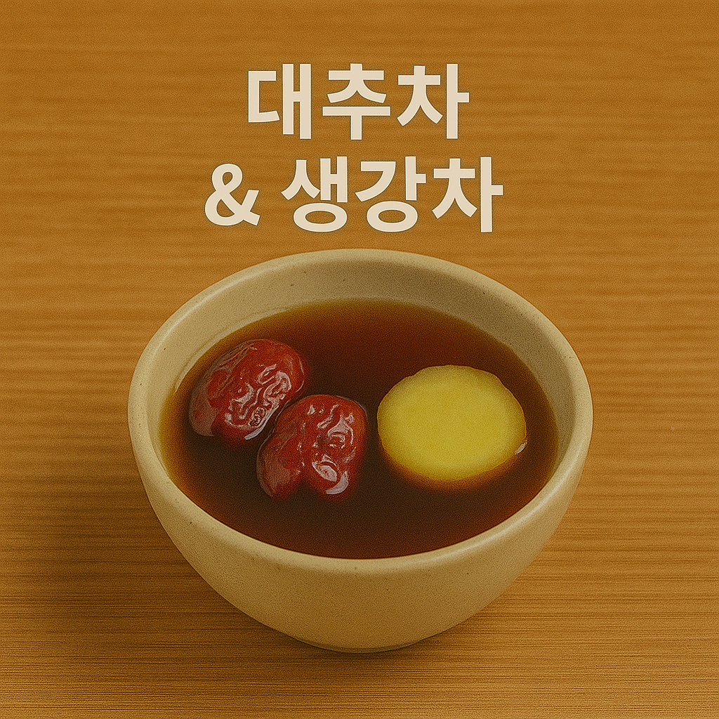 처서 대표 음식 대추차&생강차