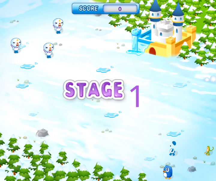 눈-몬스터의-침입-플래시게임-시작-화면