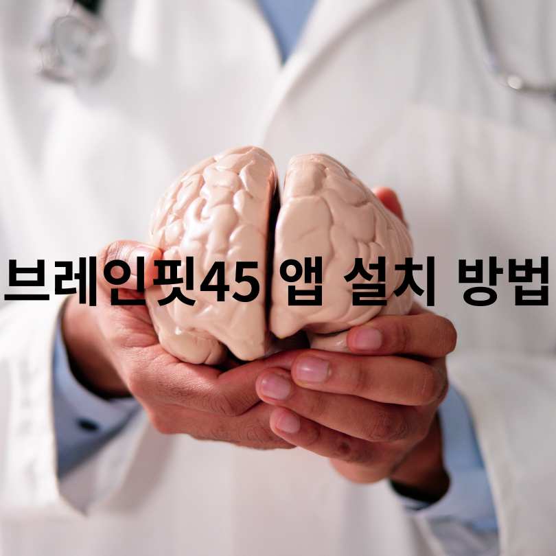 치매 예방 공공앱 &lsquo;브레인핏45