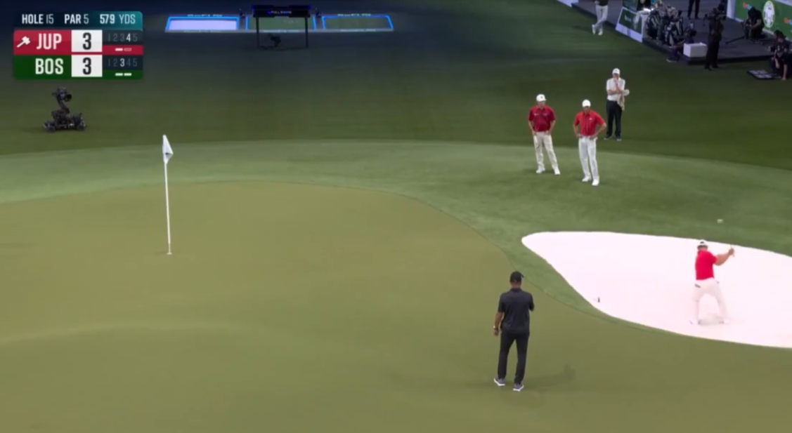 김주형 벙커 샷