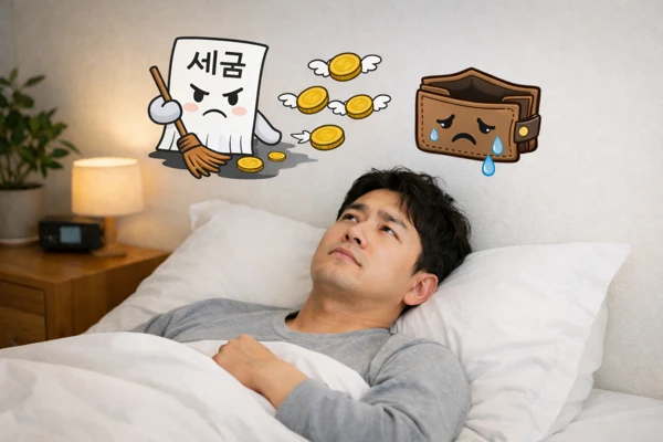 세금 신고 늦어 난감한 상황