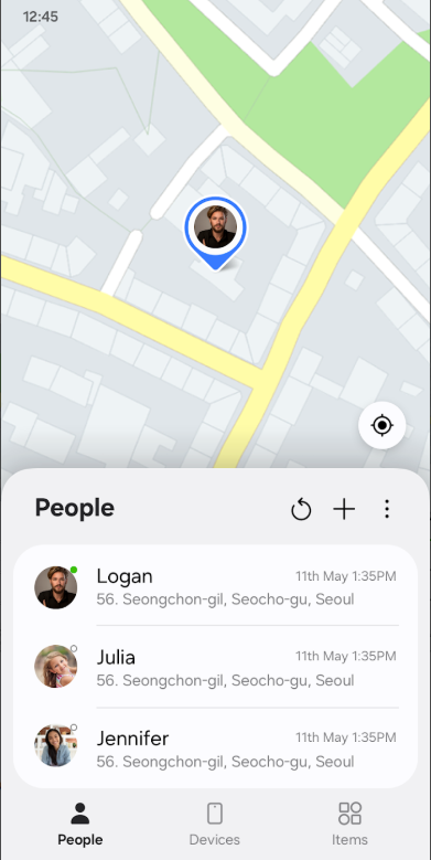 위치 추적 어플, 가족 위치 공유, 삼성 파인드(Samsung Find)