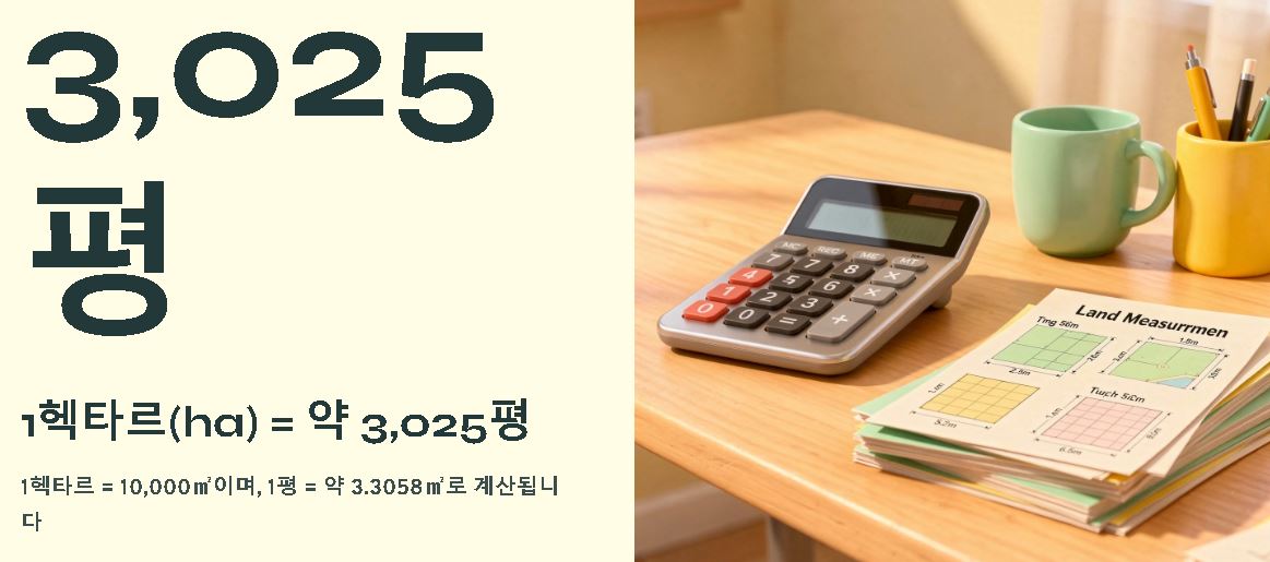 1헥타르는 몇평