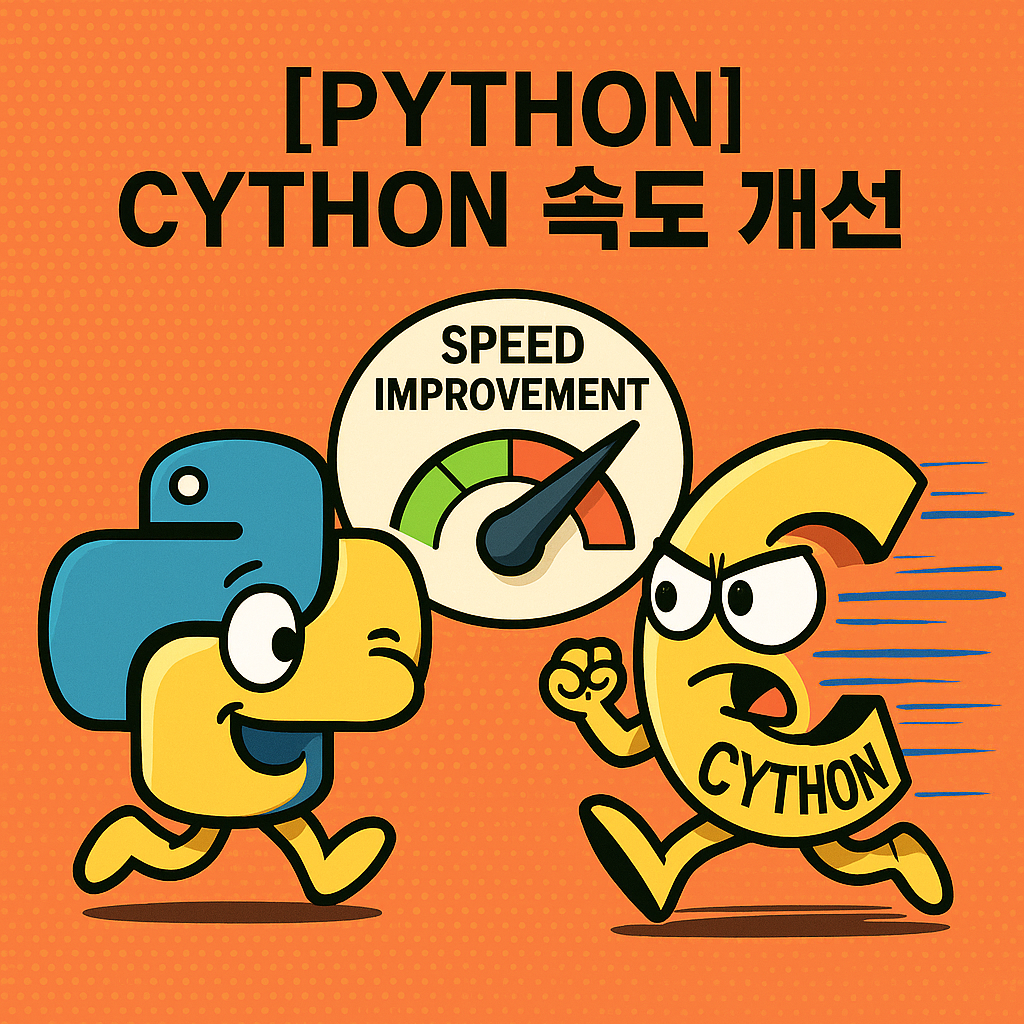 Cython으로 파이썬 속도 10배 빠르게 만들기