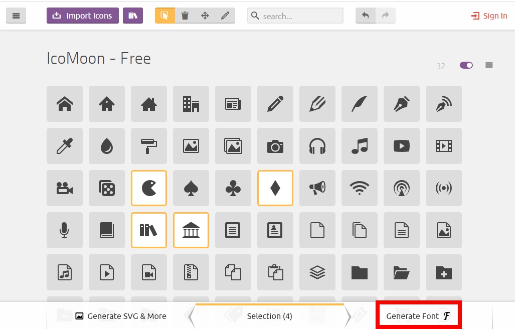 iconmoon ํฐํธ ์์ด์ฝ ์ฌ์ฉ๋ฒ