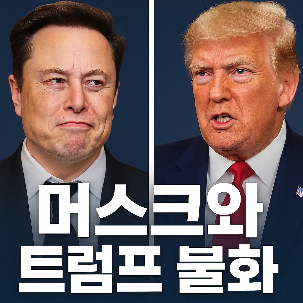 일론머스크와 트럼프의 불화