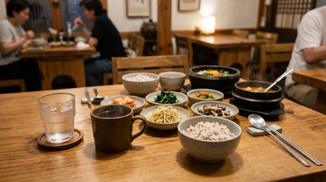 술 대신 물과 무가당 음료를 선택하는 손