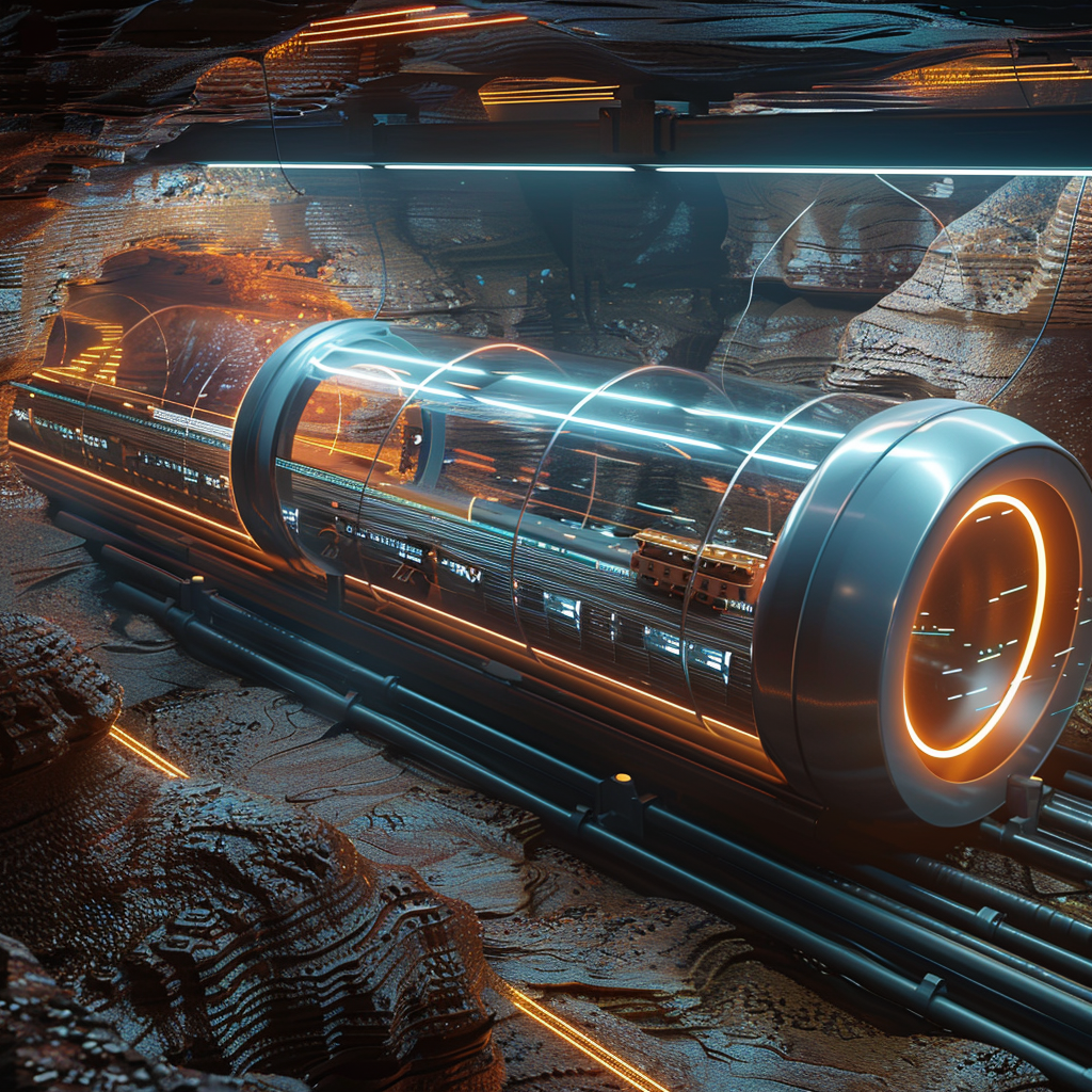 지하 초고속 교통