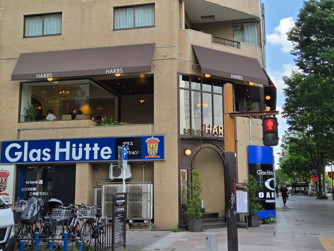 나고야 하브스 본점 외관 전경, 나고야여행 필수 디저트 카페