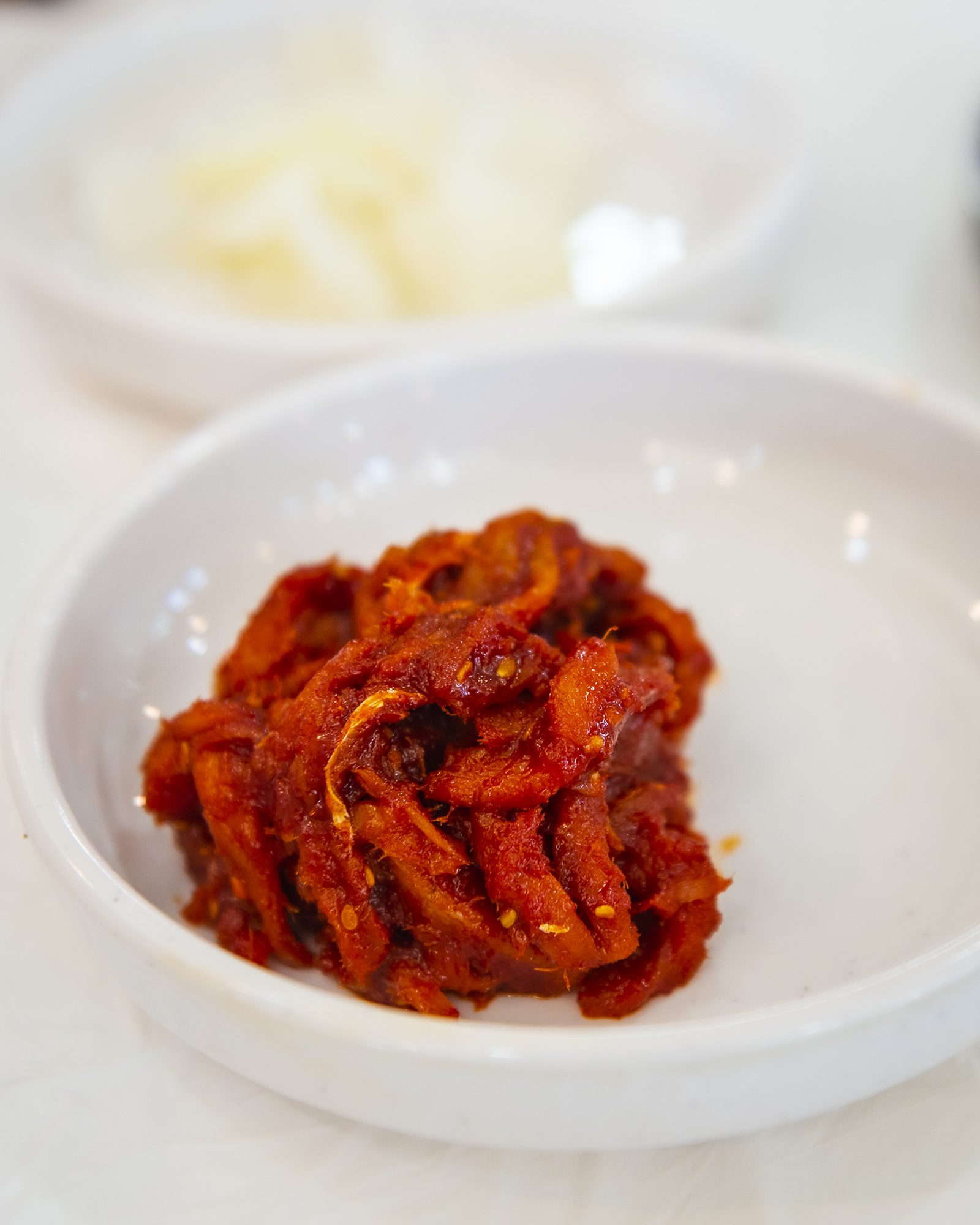 명태회무침