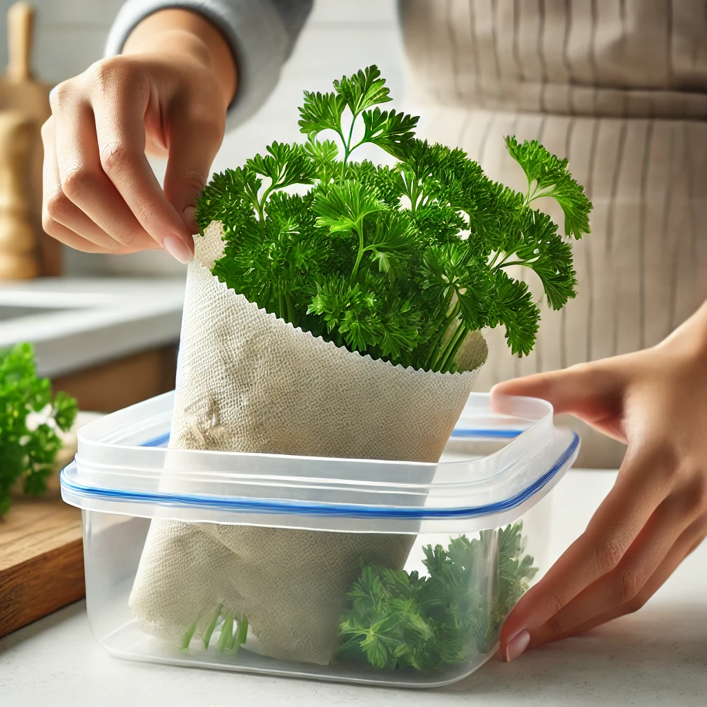 신선한 파슬리 보관