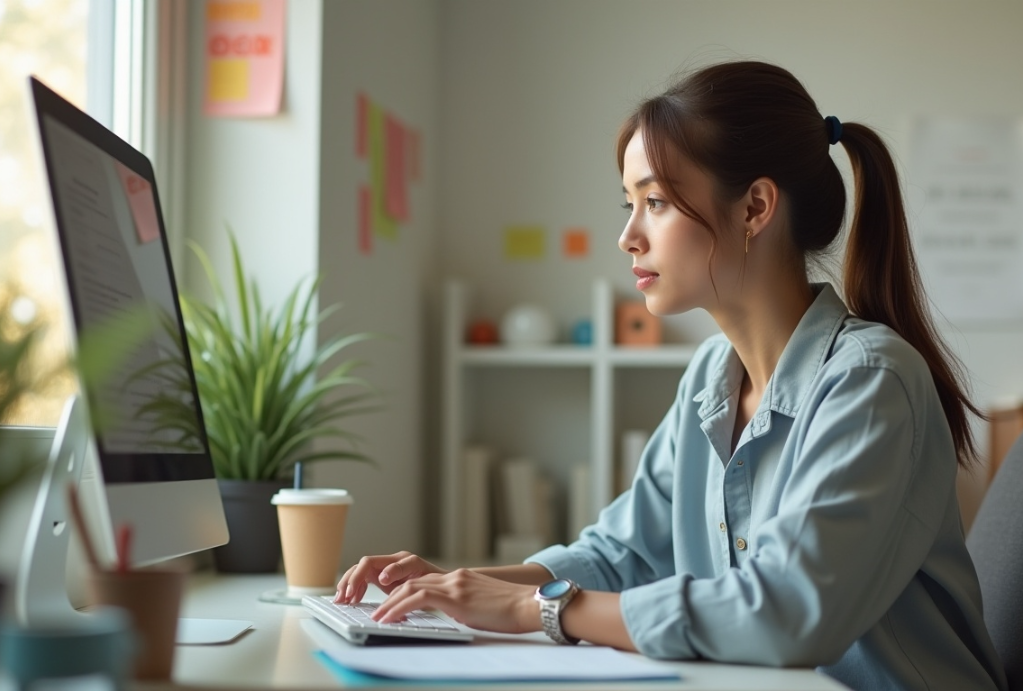 중소·중견기업에서 근무하고 있는 모습