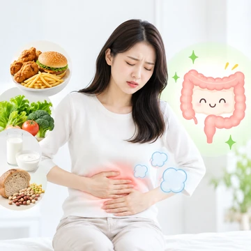 장건강과 복부 가스가 생기는 원인1