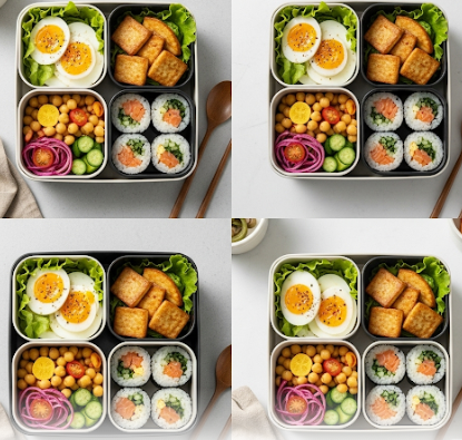 전자레인지 10분 완성 고단백 도시락 레시피