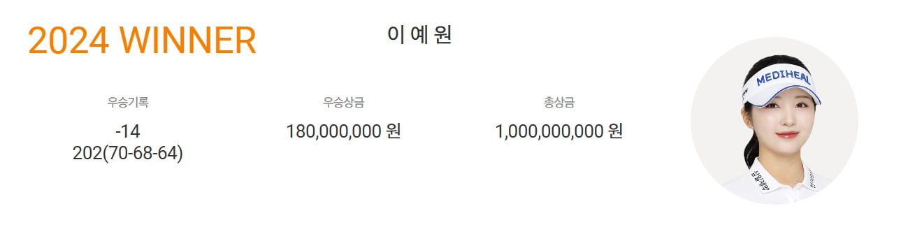 Sh수협은행 MBN 여자오픈 티켓 예매