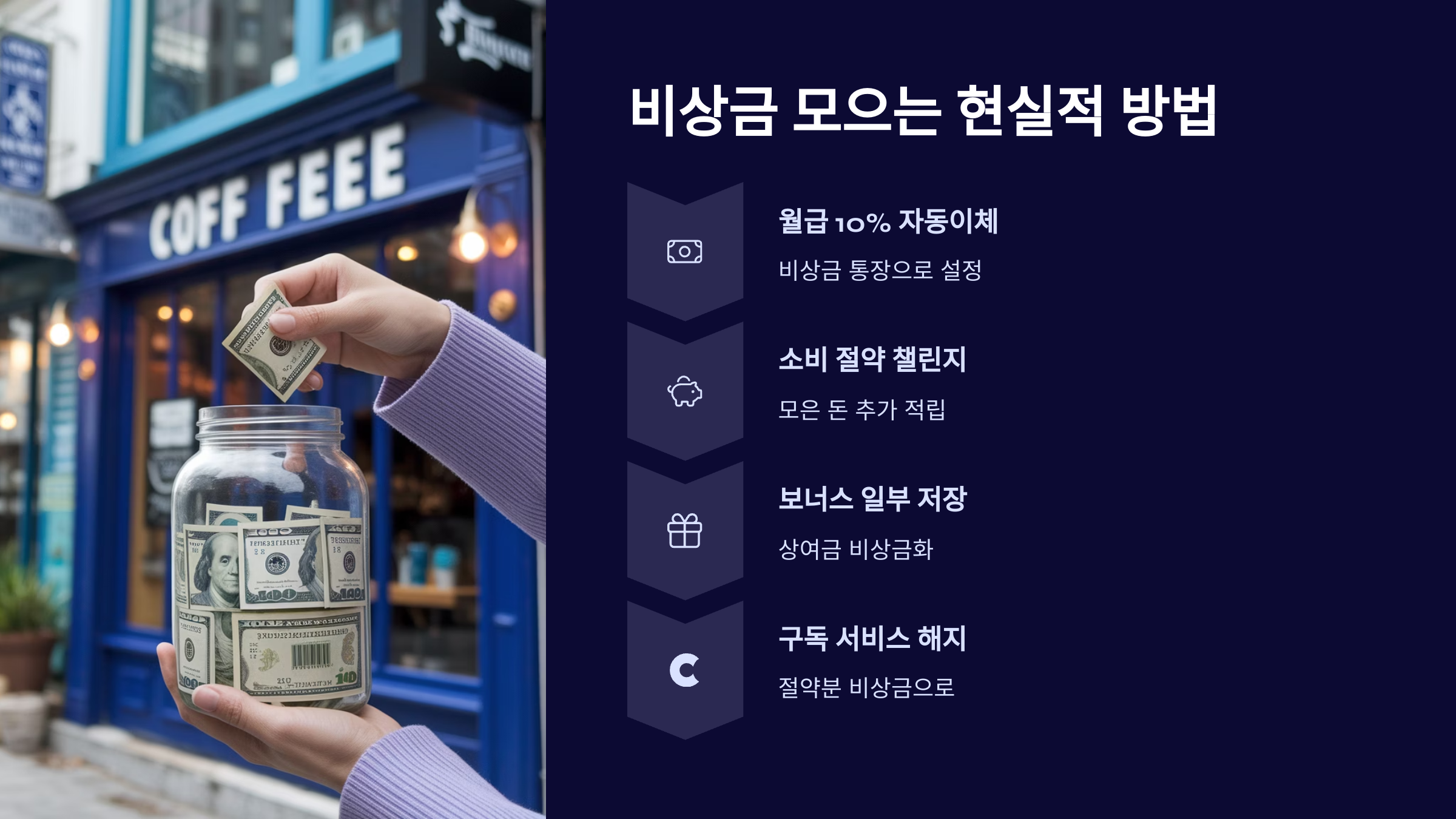 비상금 모으는 방법