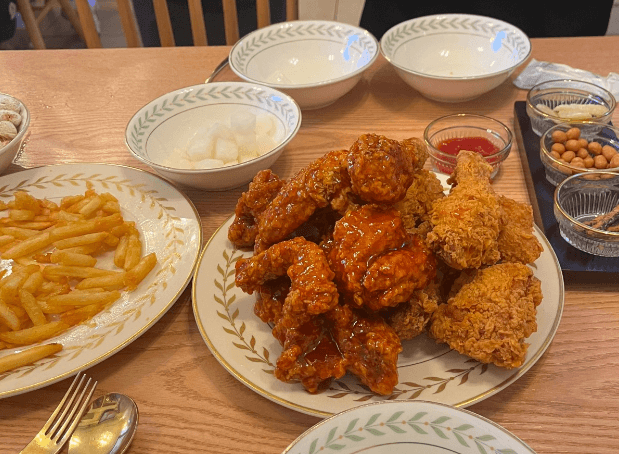 생방송오늘저녁 치킨계단 천국의 계닭 가산디지털단지