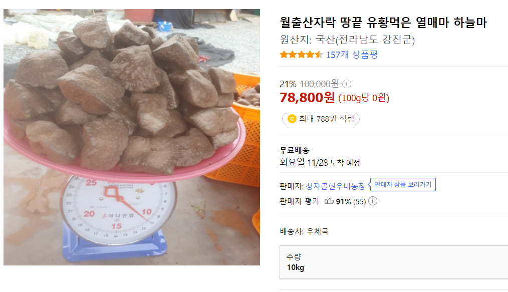 3. 월출산자락 땅끝 하늘마 가격