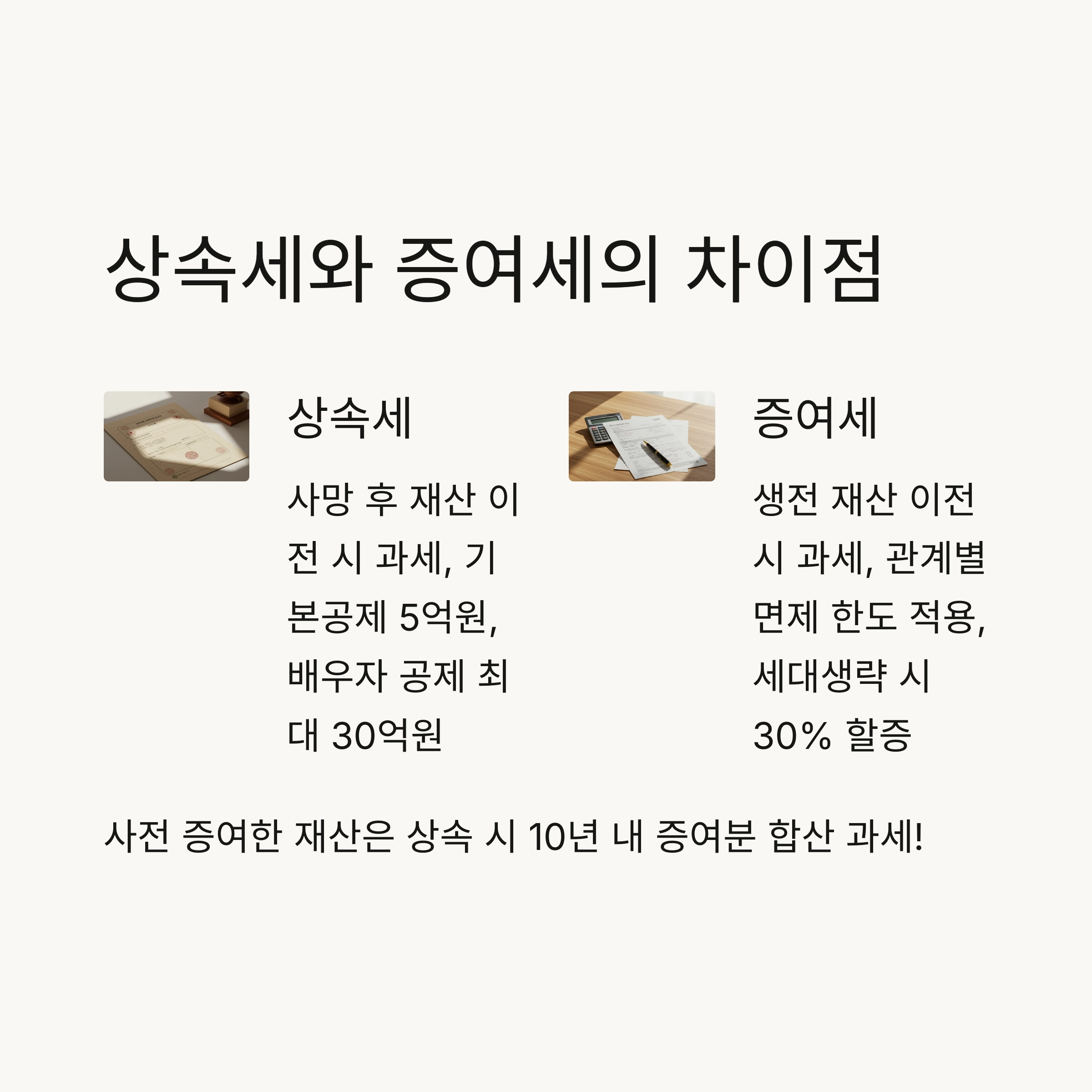 ⚖️ 상속세와 증여세의 차이점
