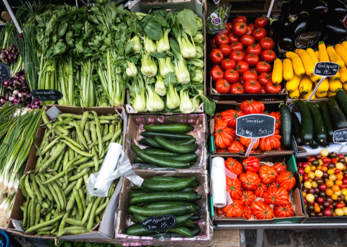 채소가게 진열대