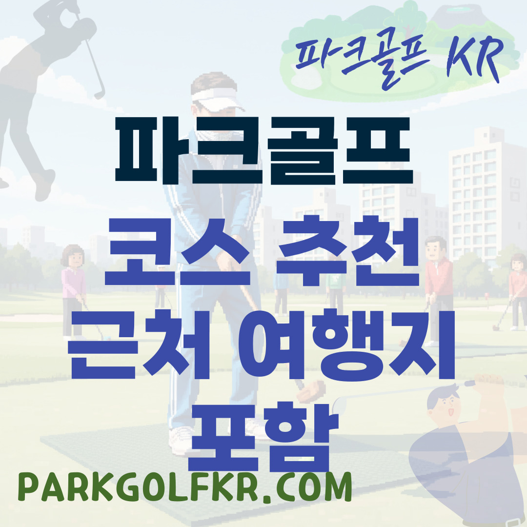 전국 파크골프 코스 추천, 여행지와 함께 즐기는 명품 코스 예약 및 요금 정보