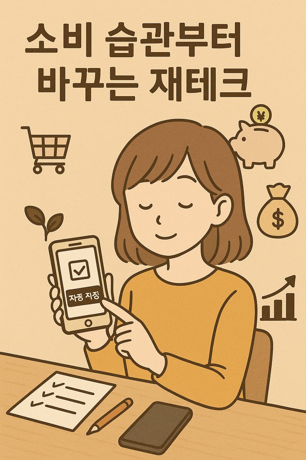 소비 습관부터 바꾸는 재테크 &ndash; 가계부 없이 돈 모으는 방법