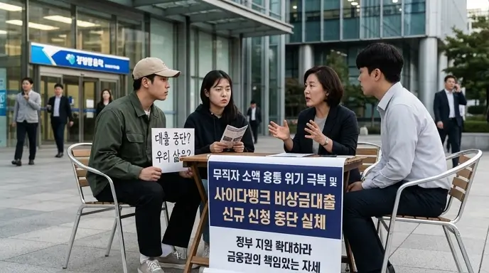 무직자 소액 융통 위기 극복 및 사이다뱅크 비상금대출 신규 신청 중단 실체