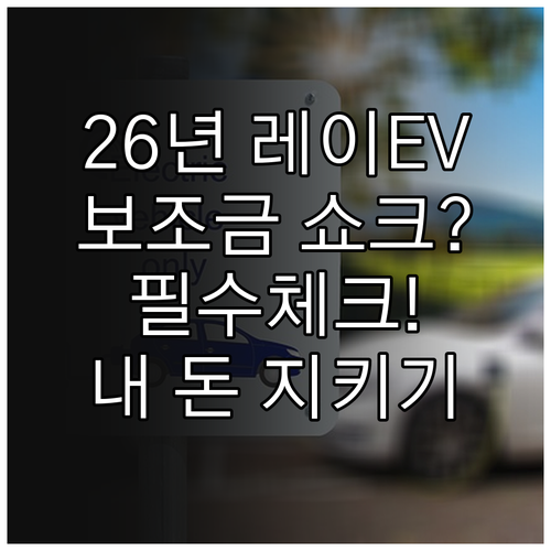 레이 EV 4인승 모델 2026년 보..