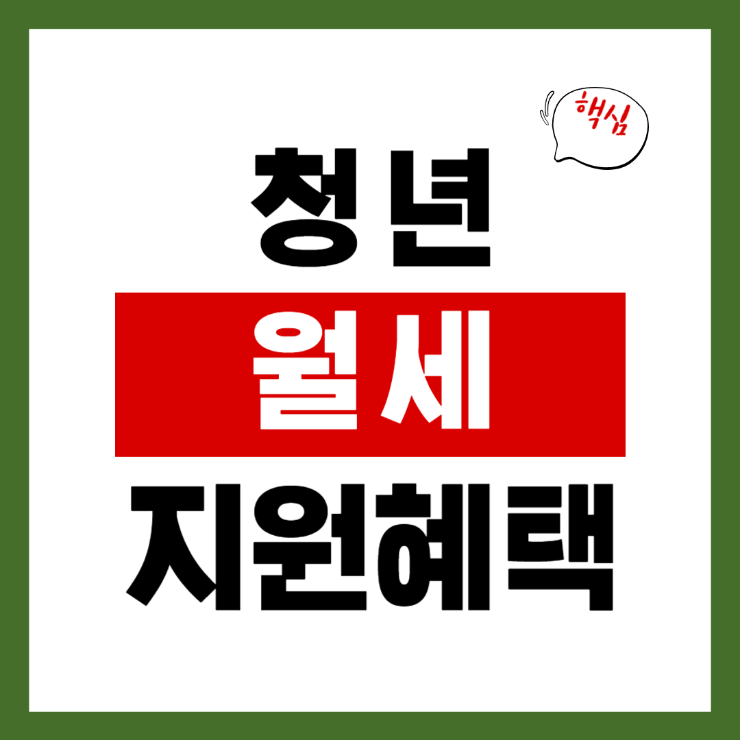 2026 청년월세 지원 최대 480만원 놓치지 마세요