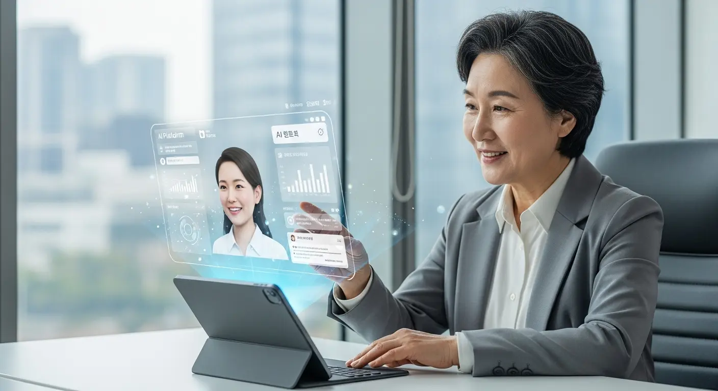 <img src="senior_expert_connects_through_ai_platform.webp" alt="시니어 전문가가 AI 플랫폼을 통해 고객과 연결되는 장면을 표현한 이미지 입니다">