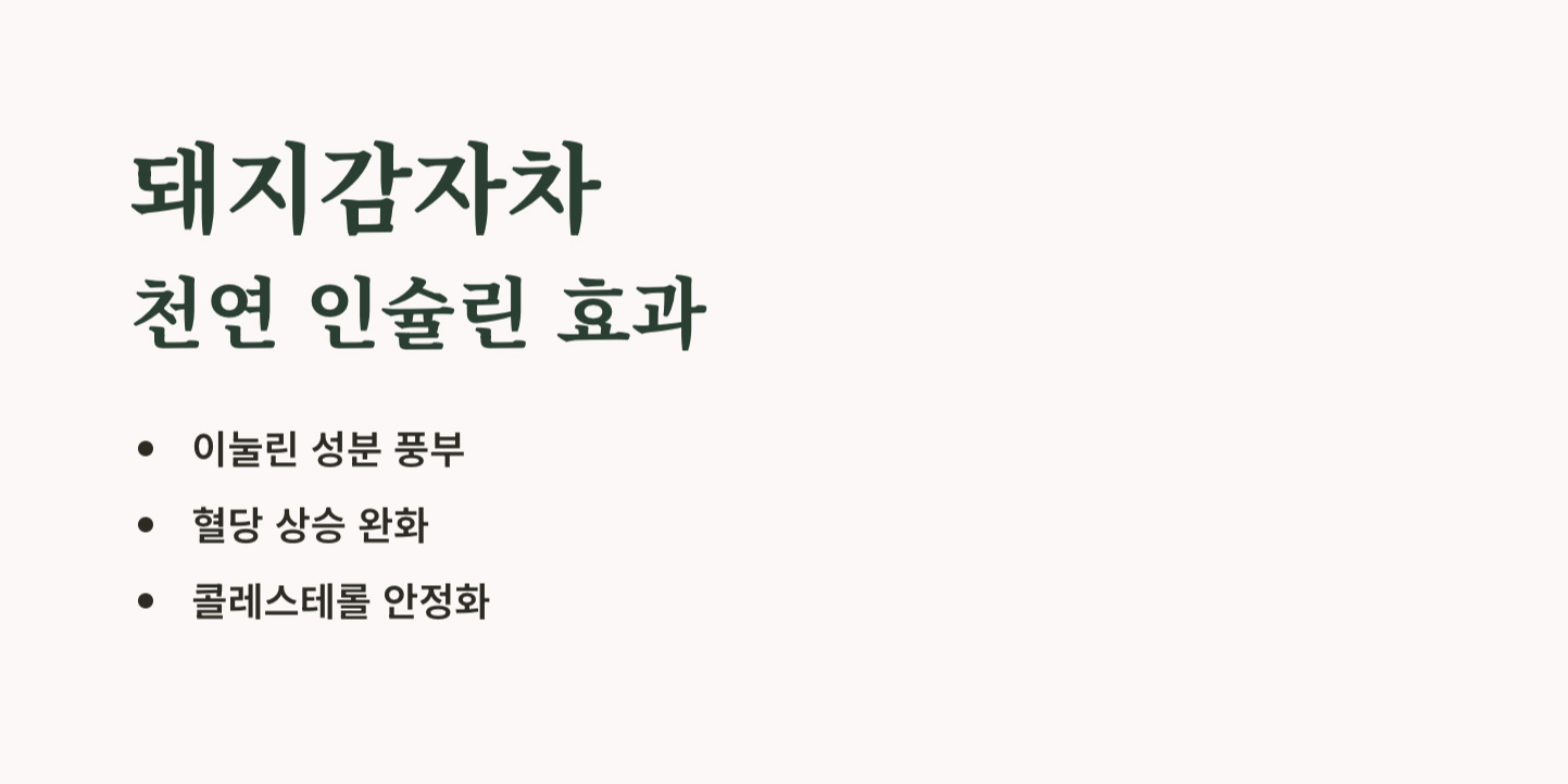 당뇨에 좋은 차