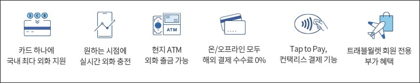 트래블 월렛 카드 장점