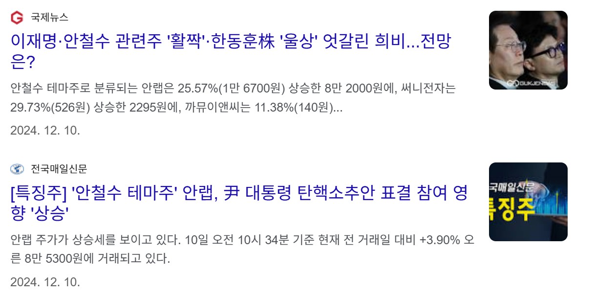 안철수 관련주