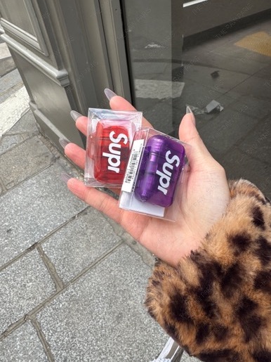 슈프림 윈드밀 잭 라이터 supreme windmill jack lighter red and purple