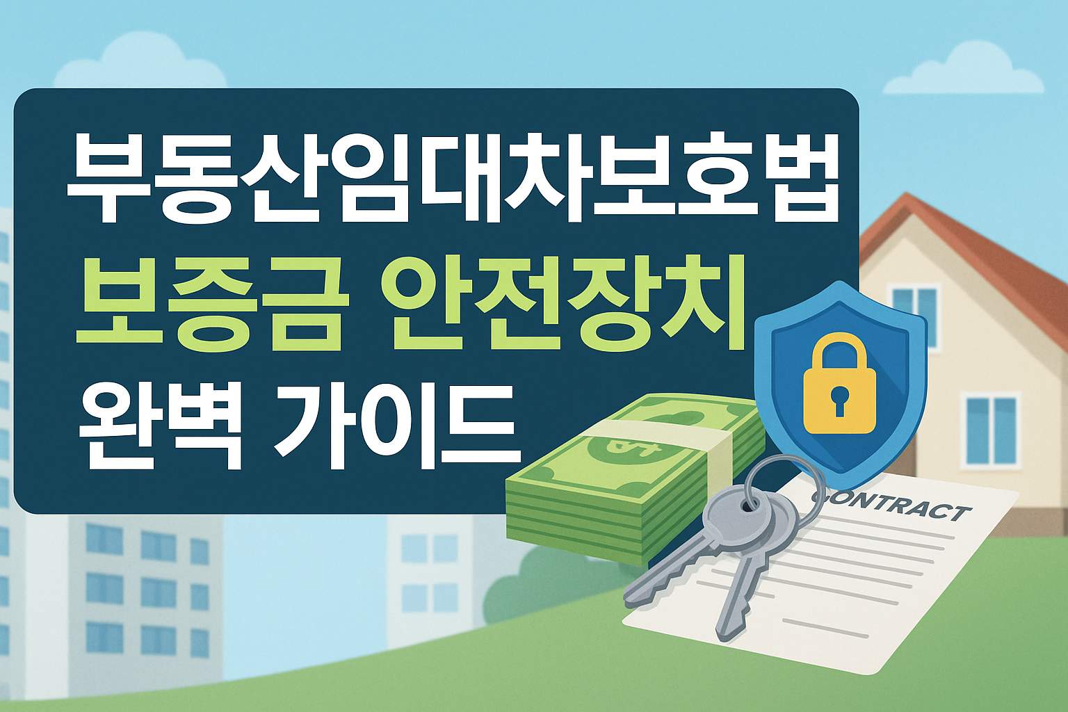 부동산임대차보호법, 보증금 안전장치 완벽 가이드