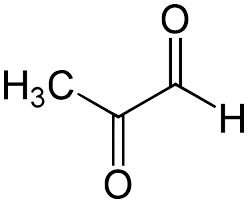 메틸글리옥살(Methylglyoxal) 화학 구조