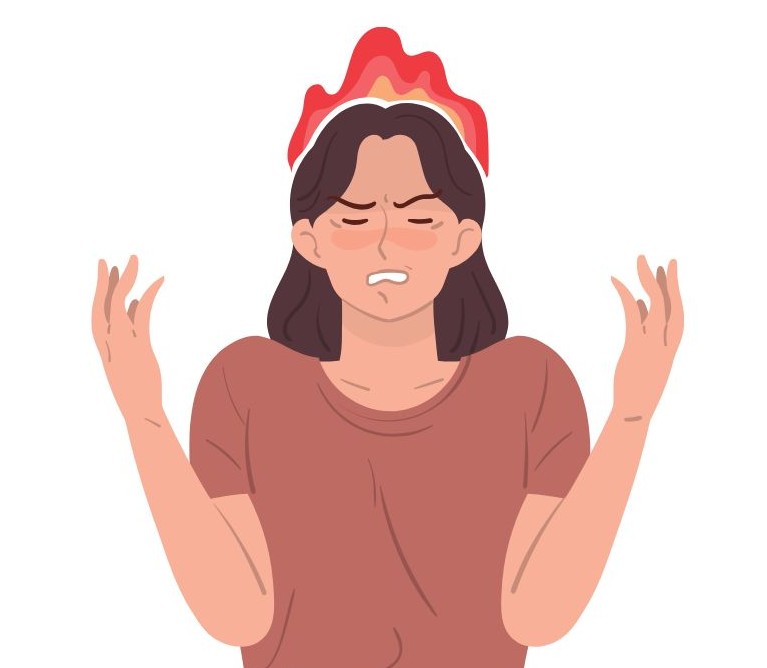 분노하는 여자 이미지