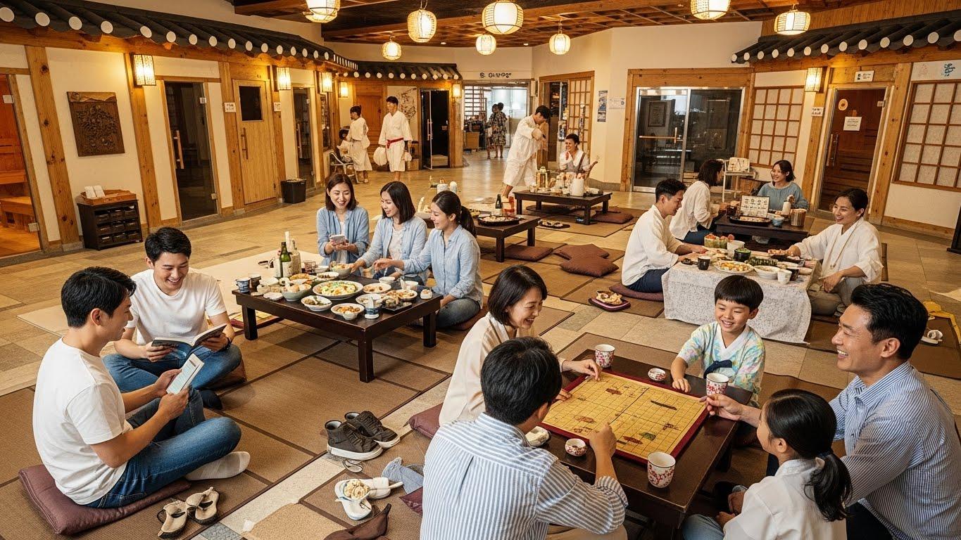찜질방 놀이