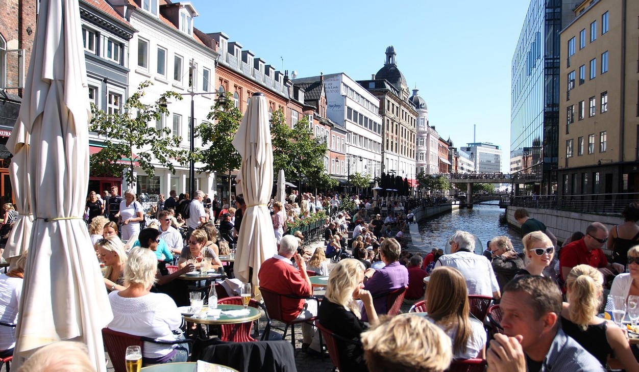 오르후스 거리 사진