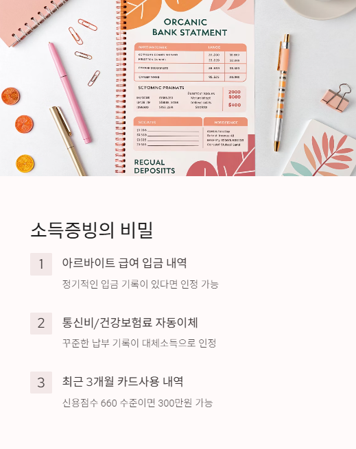 소득증빙의 비밀