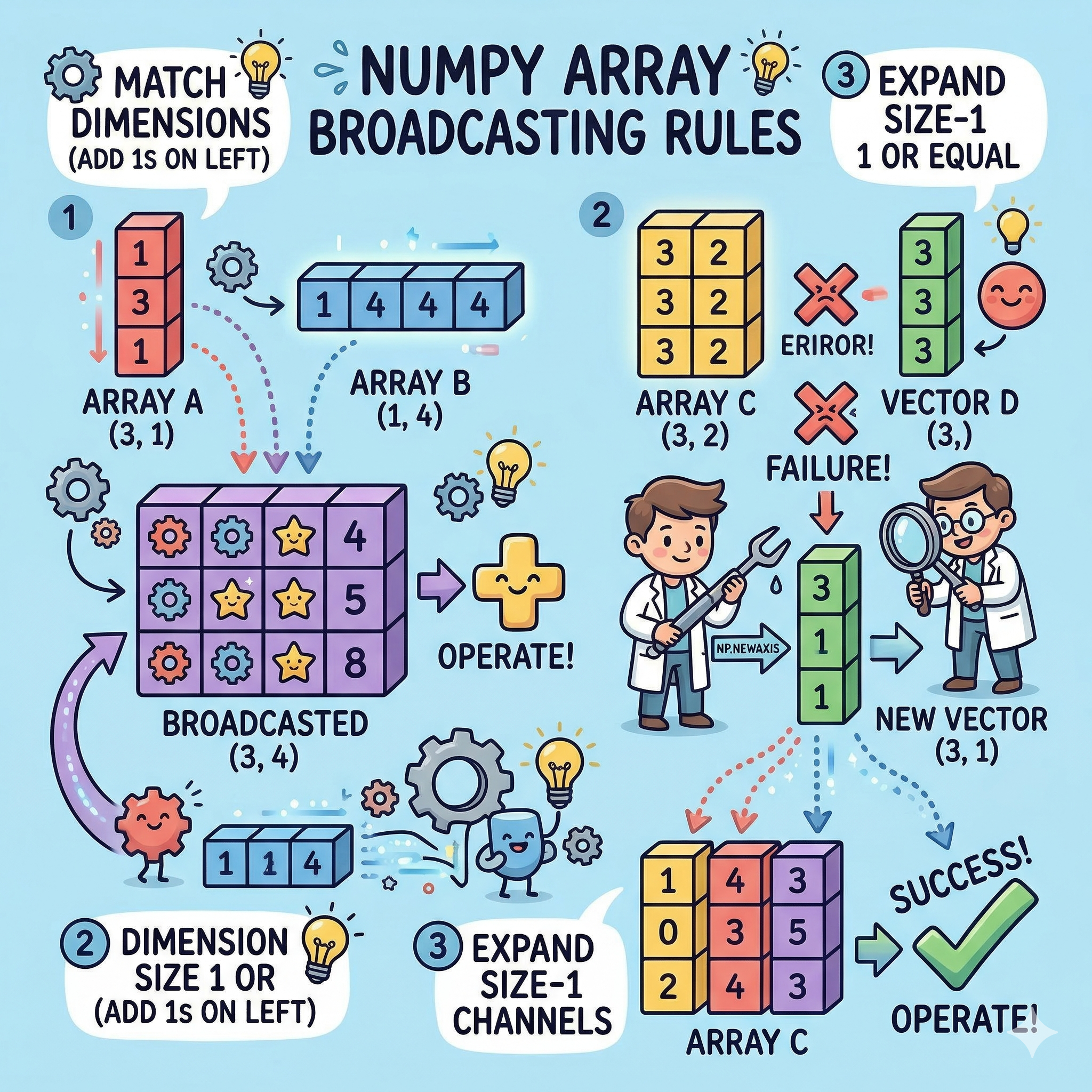 NumPy 브로드캐스팅(Broadcasting)