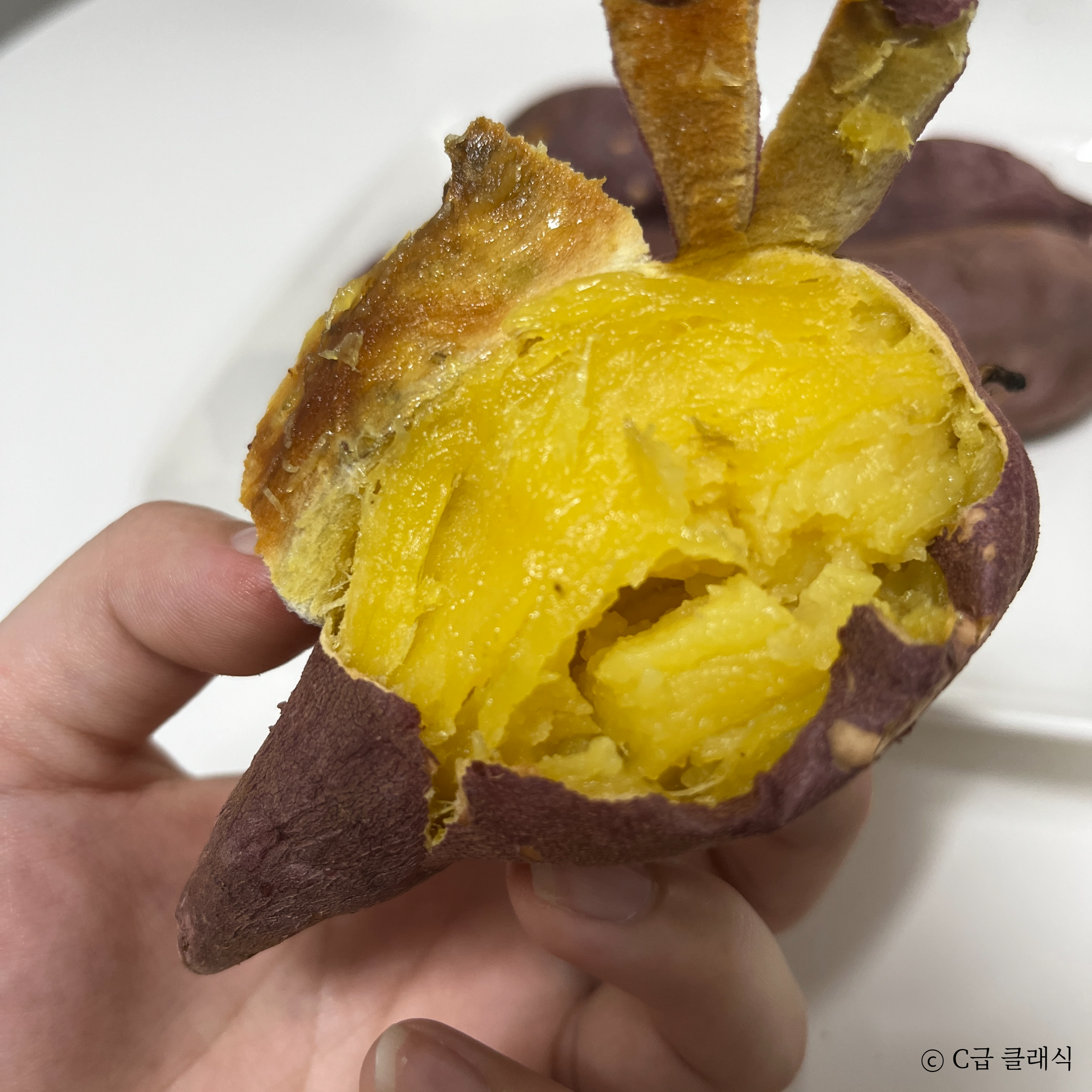[요리 꿀팁] 전자레인지, 에어프라이어 사용한 20분 컷 군고구마 만들기! 포스트 썸네일